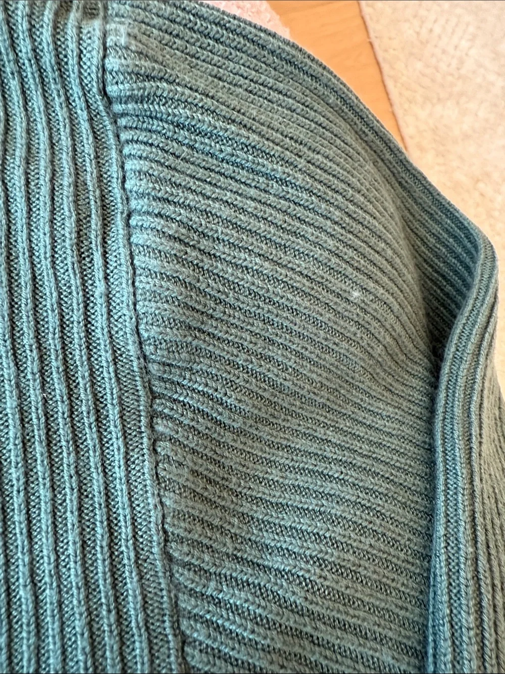 lululemon athletica Teal Ribbed Cross-Back Sweater